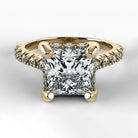 Anillo de Compromiso Supremo - Princess en oro amarillo - vista 1
