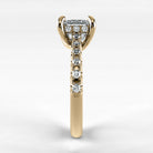 Anillo de Compromiso Supremo - Princess en oro amarillo - vista 2