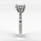 Anillo de Compromiso Supremo - Princess en oro blanco - vista 2