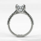 Anillo de Compromiso Supremo - Princess en oro blanco - vista 3