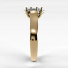 Anillo de Compromiso Lucerna - Marquesa en oro amarillo - vista 2