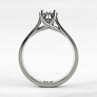 Anillo de Compromiso Lucerna - Marquesa en oro blanco - vista 3