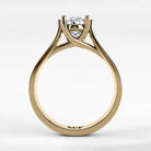 Anillo de Compromiso Lucerna - Oval en oro amarillo - vista 3