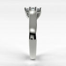 Anillo de Compromiso Lucerna - Princess en oro blanco - vista 2