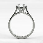 Anillo de Compromiso Lucerna - Princess en oro blanco - vista 3