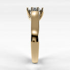 Anillo de Compromiso Lucerna - Redondo en oro amarillo - vista 2