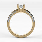 Anillo de Compromiso Clarisse - Marquesa en oro amarillo - vista 3