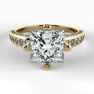 Anillo de Compromiso Clarisse - Princess en oro amarillo - vista 1