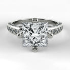 Anillo de Compromiso Clarisse - Princess en oro blanco - vista 1