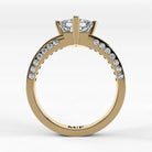 Anillo de Compromiso Clarisse - Princess en oro amarillo - vista 3