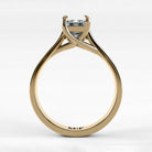Anillo de Compromiso Imperia - Esmeralda en oro amarillo - vista 3