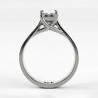 Anillo de Compromiso Imperia - Esmeralda en oro blanco - vista 3