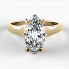 Anillo de Compromiso Imperia - Marquesa en oro amarillo - vista 1