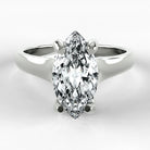 Anillo de Compromiso Imperia - Marquesa en oro blanco - vista 1