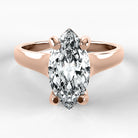 Anillo de Compromiso Imperia - Marquesa en oro rosa - vista 1