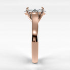 Anillo de Compromiso Imperia - Marquesa en oro rosa - vista 2