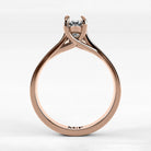 Anillo de Compromiso Imperia - Marquesa en oro rosa - vista 3