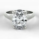 Anillo de Compromiso Imperia - Oval en oro blanco - vista 1