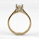 Anillo de Compromiso Imperia - Oval en oro amarillo - vista 3