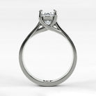 Anillo de Compromiso Imperia - Oval en oro blanco - vista 3
