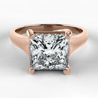 Anillo de Compromiso Imperia - Princess en oro rosa - vista 1