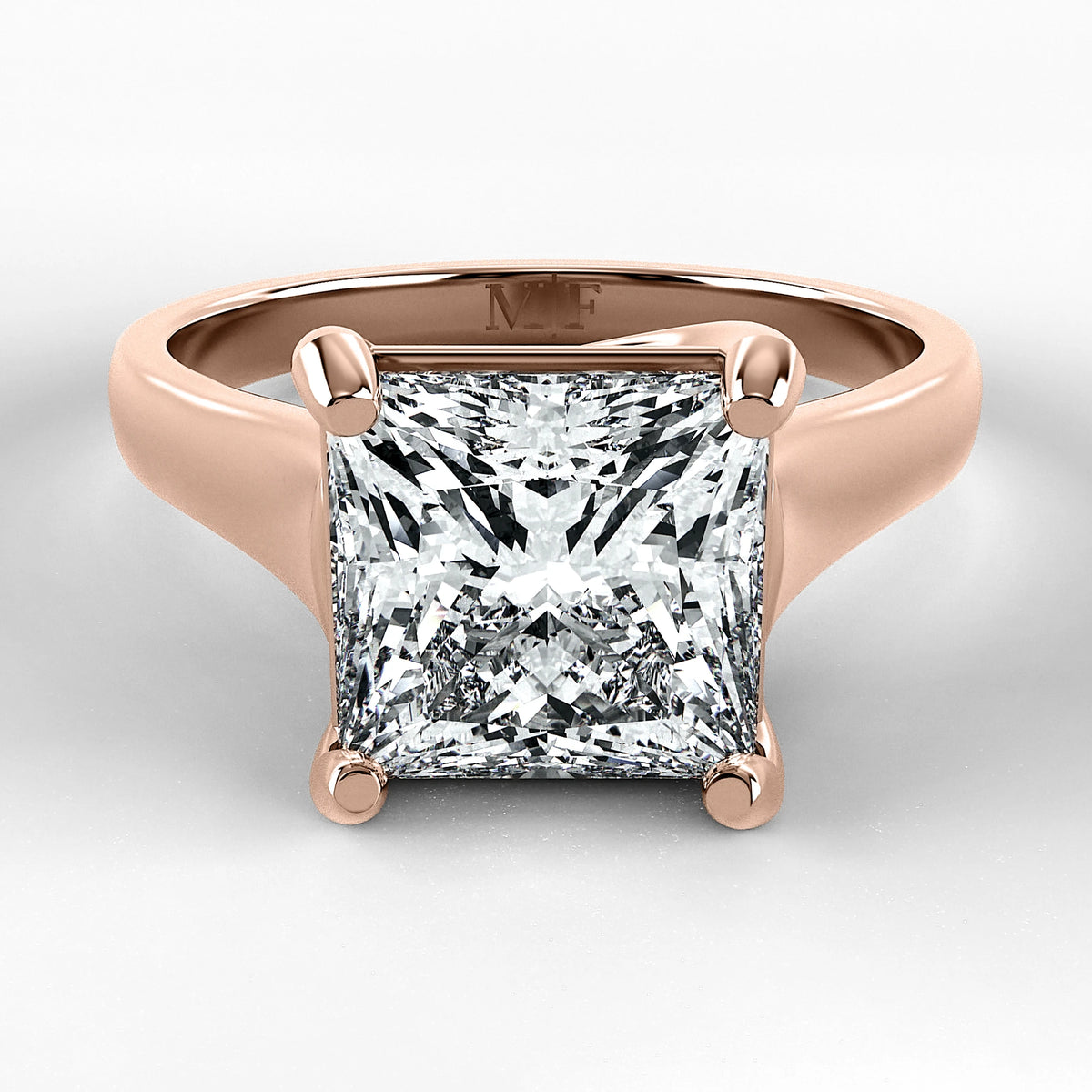 Anillo de Compromiso Imperia - Princess en oro rosa - vista 1