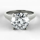 Anillo de Compromiso Imperia - Redondo en oro blanco - vista 1