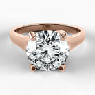 Anillo de Compromiso Imperia - Redondo en oro rosa - vista 1
