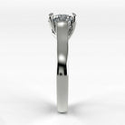 Anillo de Compromiso Imperia - Redondo en oro blanco - vista 2