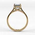 Anillo de Compromiso Imperia - Redondo en oro amarillo - vista 3