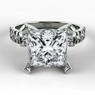Anillo de Compromiso Aria - Princess en oro blanco - vista 1
