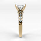 Anillo de Compromiso Aria - Princess en oro amarillo - vista 2