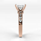 Anillo de Compromiso Aria - Princess en oro rosa - vista 2