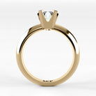 Anillo de Compromiso Magno - Esmeralda en oro amarillo - vista 3