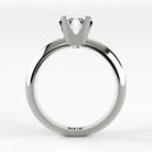 Anillo de Compromiso Magno - Esmeralda en oro blanco - vista 3