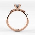 Anillo de Compromiso Magno - Marquesa en oro rosa - vista 3