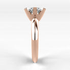 Anillo de Compromiso Magno - Oval en oro rosa - vista 2