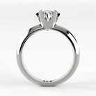 Anillo de Compromiso Magno - Oval en oro blanco - vista 3