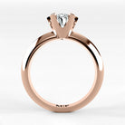 Anillo de Compromiso Magno - Oval en oro rosa - vista 3
