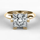 Anillo de Compromiso Magno - Princess en oro amarillo - vista 1
