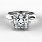 Anillo de Compromiso Magno - Princess en oro blanco - vista 1