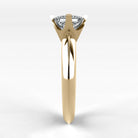 Anillo de Compromiso Magno - Princess en oro amarillo - vista 2
