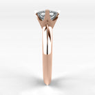 Anillo de Compromiso Magno - Princess en oro rosa - vista 2