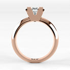 Anillo de Compromiso Magno - Princess en oro rosa - vista 3