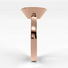 Anillo de Compromiso Eclipse - Marquesa en oro rosa - vista 2