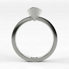 Anillo de Compromiso Eclipse - Marquesa en oro blanco - vista 3