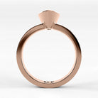 Anillo de Compromiso Eclipse - Marquesa en oro rosa - vista 3