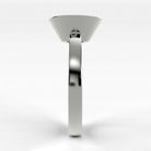 Anillo de Compromiso Eclipse - Oval en oro blanco - vista 2