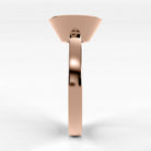 Anillo de Compromiso Eclipse - Oval en oro rosa - vista 2
