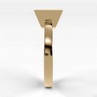 Anillo de Compromiso Eclipse - Princess en oro amarillo - vista 2
